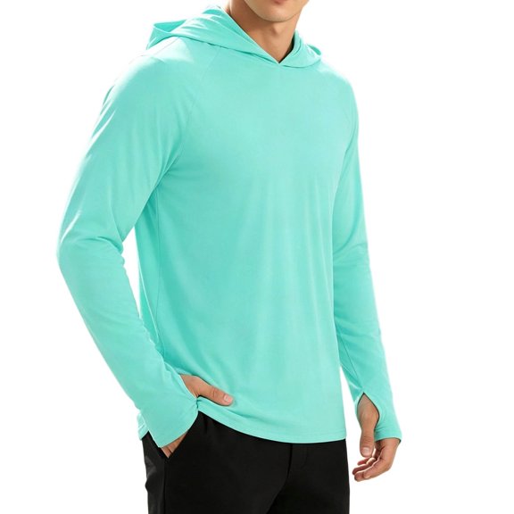 JIAYUE Men's Hooded T Shirts Lightweight Summer Solid Color Short Sleeve Casual Style Pullover Tops Streetwear Fashion Tees For Daily Comfortable Wear