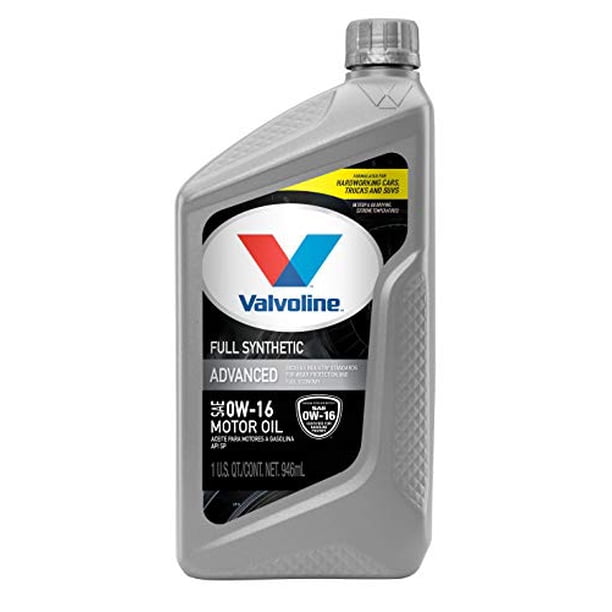 Valvoline Advanced Full Synthetic Sae 0w 16 Motor Oil 1 Qt Walmart Com Valvoline Advanced Full Synthetic Sae 0w 16 Motor Oil 1 Qt Walmart Com