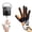 left (L), variant on Electric Hand Grip Trainer, Finger Exercise Device for Hand Strength & Mobility, Adjustable Levels, Black-Orange Left Hand L