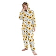thumbnail image 5 of Sunflower Pattern One Piece Pajamas Soft Jumpsuit Cozy Sleep and Play Romper Zipper and Pockets 7T-8T, 5 of 8