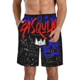 thumbnail image 2 of Jean Michel Basquiat Mens Swim Trunks Quick Dry Board Shorts with Mesh Lining, Breathable Fit Beach Shorts Swimwear Bathing Suits, 2 of 5