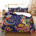 thumbnail image 1 of LAICAIW Boho Bed Set, Colorful Art Bird, 3-Piece, Twin, 1 of 7