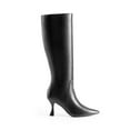 thumbnail image 2 of DREAM PAIRS Women's Knee High Boots, Pointed Toe Kitten Heel Dress Boots with Side Zipper, 2 of 7