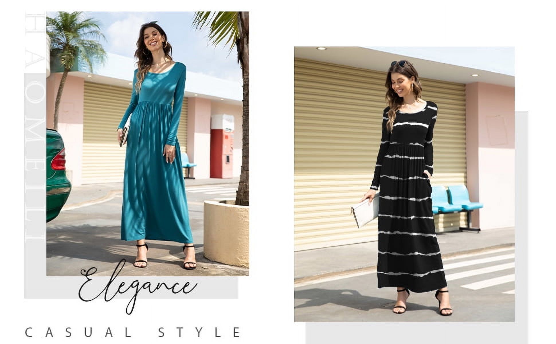 Aiyino Women's Short Sleeve Maxi Dress photo 7