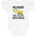 thumbnail image 3 of Inktastic Construction Daddy Still Plays with Trucks Boys or Girls Baby Bodysuit, 3 of 5