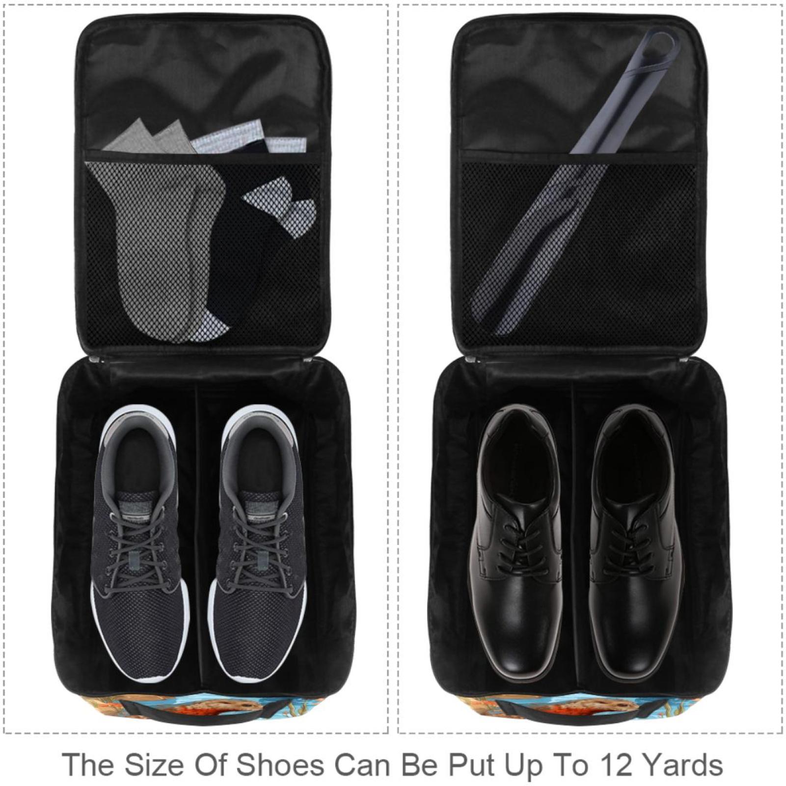 Platypus Polyester Shoe Organizer Box - Convenient Storage Solution for Shoes - 23x31cm/9x12in Size