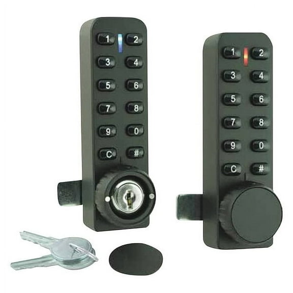 Security Door Controls Elect Keyless Lock,Keypad, Self-Locking 295