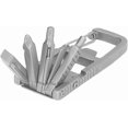thumbnail image 2 of Folding Multi Tool, Keychain Multitool 12 in 1 Folding Multifunction Stainless Steel Screwdriver Bit Holder for Mobile Phone, 2 of 4