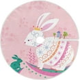 thumbnail image 1 of FMSHPON Pink Rabbit Xmas Christmas Tree Skirt Stand Mat for Holiday Party Decoration Indoor Outdoor 36 inches, 1 of 6