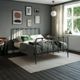 thumbnail image 2 of Mainstays Farmhouse Metal Bed, Queen, Gray, 2 of 15