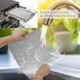 thumbnail image 4 of Gray Pet Food Mat, Waterproof Silicone Feeder Tray with Lip, Non-Slip Floor Protector 16x12", 4 of 7