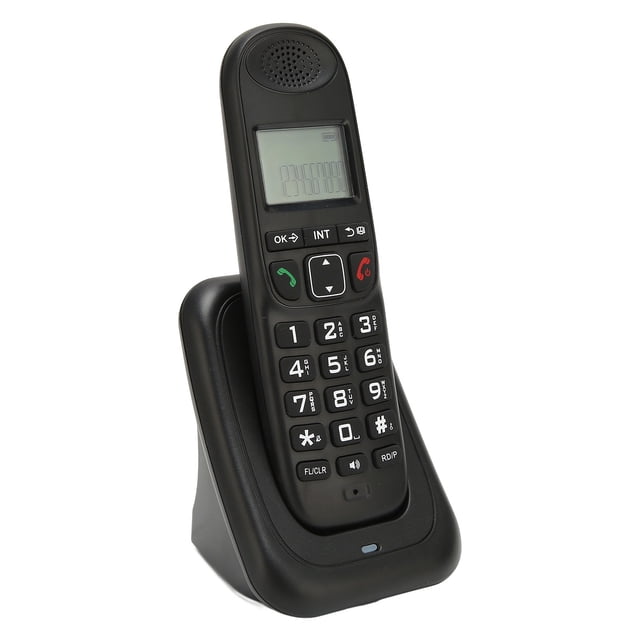 Teléfono de escritorio inalámbrico, Identificador de llamadas de teléfono inalámbrico Teléfono de escritorio inalámbrico Construcción robusta
