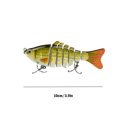thumbnail image 4 of Sonducket Secciones múltiples 2 ganchos de garras triples cebo en forma de pez artificial anzuelo giratorio de pesca realista Pescar tres Sonducket  HW4707-03, 4 of 6