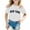 White, variant on SNKSDGM Girls Girls Cute Tops 10-12 White Shirt Girls Size 8 Long Sleeve Shirts for Teen Kids Boys Girls Casual Crew Neck Short Sleeve Letter Tops 5-6 Years