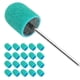 thumbnail image 4 of Cabezal de Lijado de Unas, Cabezal de Lijado de Pulido de Unas de Alta Resistencia Papel de Laja Fino Conveniente 0,4 x 0,6 Pulgadas Con Eje para Salón de Unas, 4 of 7