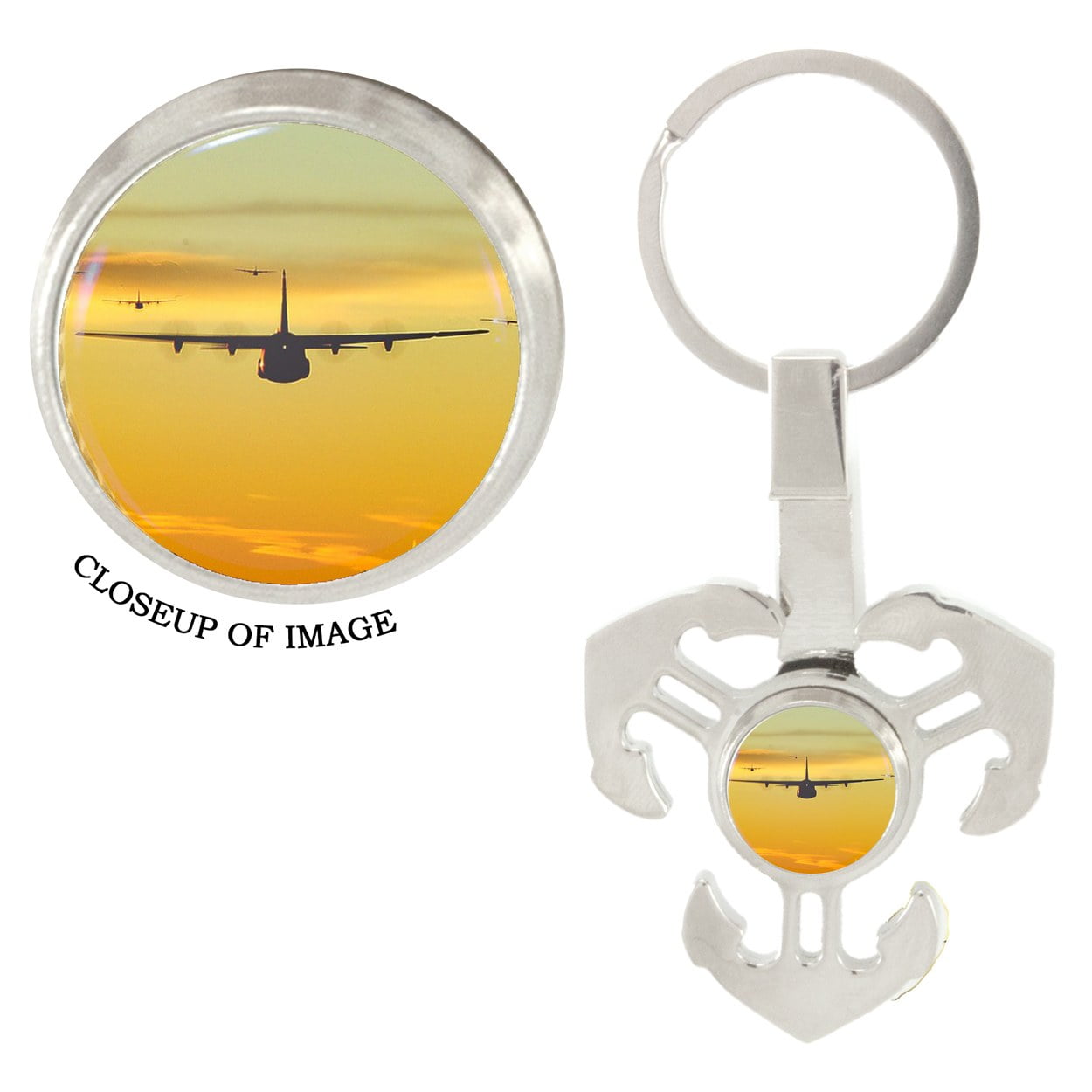 fidget spinner keychain
