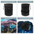 thumbnail image 3 of Portable Drawstring Mesh Bag Shower Wash Bags Foldable Travel Organizer, 3 of 5