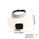 thumbnail image 3 of Gorro solar para adultos, gorro de protección UV de ala ancha con energía solar y recargable USB, sombrero de viaje para senderismo en la playa en verano, 3 of 6