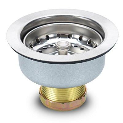 3 Inch Kitchen Sink Drain Assembly With Strainer 304 Stainless Steel Strainer And Drain Kit Regular Basket Walmart Com Walmart Com