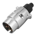 thumbnail image 4 of 12N Trailer Connector, 7 Pin Metal Plug Reliable Durable  for Boats for Trucks for, 4 of 8