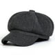 thumbnail image 1 of Gorras de repartidor de periódicos para mujer, sombrero de mezclilla vintage, gorras de repartidor de periódicos de mezclilla, gorra plana, boina de visera, sombrero de pintor de taxista para mujer, 1 of 1