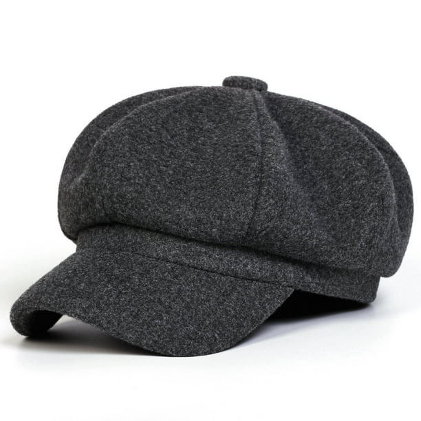 Gorra De Estilo Marinero, Gorra Vaquera Vintage, Gorra Plana Para Mujer, Diseño De Ocho Paneles, Botón Central, Estilos Casual Y Elegante, Para Actividades Al Aire Libre Y Uso Diario.