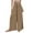 Beige, variant on Outfmvch Flowy Pants for Women Women' S Culottes Cotton Baggy Boho Casual Cropped Linen Pants Women with Side Pockets Vacation Beach Trousers Linen Pants Women Baggy Straight Leg Beige S-XL