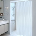 thumbnail image 4 of CxhicLuv Bathroom Shower Curtain, Waterproof Plastic Shower & Window Curtain, No-Punch Installation with Hooks, Transparent for Bathroom, Easy Setup for Living Room & Bathroom Use, 4 of 6