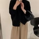 thumbnail image 1 of Suéter de cuello alto de estilo perezoso para otoño e invierno, de color sólido, suave y glutinoso, suelto y ajustado, ropa interior para mujer, tops de punto para mujer, 1 of 5