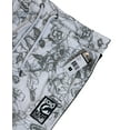 thumbnail image 4 of Ecko Unltd Men's Sweatpants Tropical Print Striped Side Tape Fleece Jogger (Large, White), 4 of 5