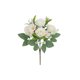 thumbnail image 2 of Paquete De Asas De Plástico 2 ramos de rosas artificiales de plástico blanco, pequeños, para decoración de bodas y hogar. Arreglos florales artificiales. Rkxzt, 2 of 9