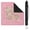 Pink213, variant on American Mahjong Mat 31.5 Inch Rubber 3mm Non-Slip, Hand-Painted Look Noise-Reducing with Rules for Table Games (Mahjong Mat)