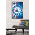 thumbnail image 4 of NBA Philadelphia 76ers - Logo 15 Wall Poster, 22.375" x 34" Framed, 4 of 5