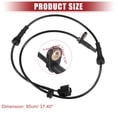 thumbnail image 3 of 2 Pcs Sensor de Velocidad de Rueda ABS Frontal para Automóviles Compatible con Nissan Murano 2011-2014 No.479101AA0A, 3 of 7