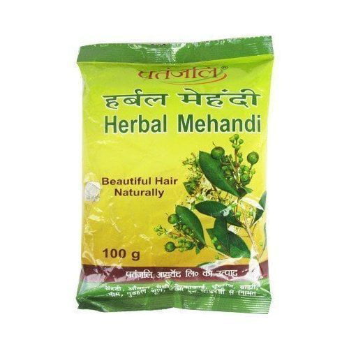 Baba Ramdev - Patanjali Herbal Mehandi for Hair - 100g... 