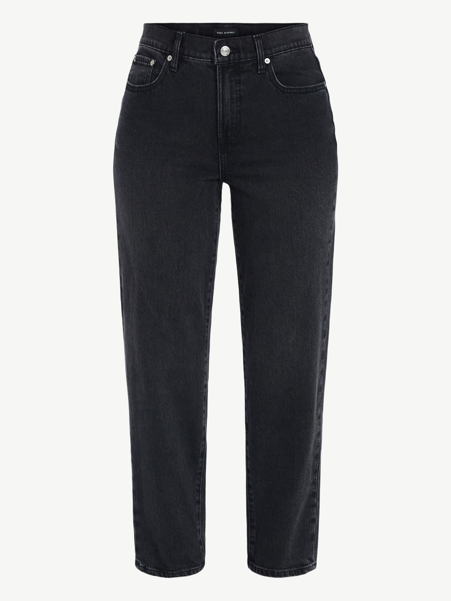 Free Assembly Women's Mid Rise Ankle Length Slim Jeans, 27" Inseam, Sizes 0-18