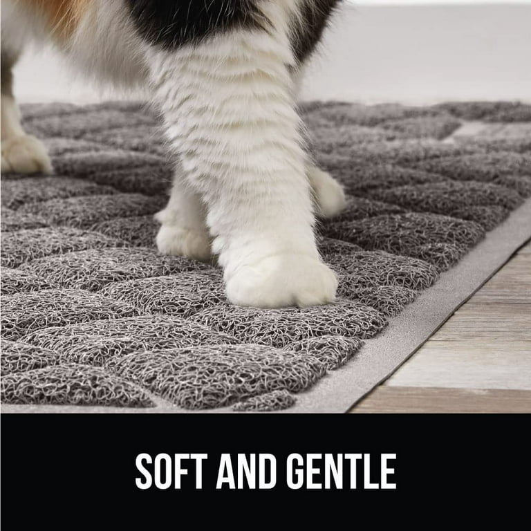 GORILLA GRIP Original Premium Durable Cat Litter Mat, Gray – KOL PET