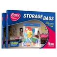 thumbnail image 1 of Bolsas de almacenamiento EASYYOURHOME de 5 galones, 46 x 52 x 18 cm, doble cierre, 1 of 6