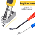 thumbnail image 6 of 3Pcs Nail Pullers Tack Lifter 3mm V/U Tip Nail Staple Rivet Tack Puller Upholstery Staple Remover Screwdriver Tool, 6 of 7