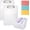clear, variant on 2 Pack Clipboards with Storage, High Capacity Nursing Clip Boards 8.5x11 with Pen Holder, Plastic Folder Size 13.4" x 9.4"(Transparent)