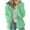 Mint Green, variant on IROINNID Shearling Jacket for Women Casual Solid Winter Warm Jacket Zipper Hooded Plush Warm Loose Soft Coat,Mint Green