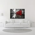 thumbnail image 2 of 21 x 14 London Phones by Vladimir Kostka - Wall Art Print on Canvas Fabric White, 2 of 3