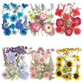 thumbnail image 2 of Juego de 6 flores secas prensadas, velas de flores y plantas, Molde de resina epoxi, Material decorativo, paquete de manualidades, 2 of 5