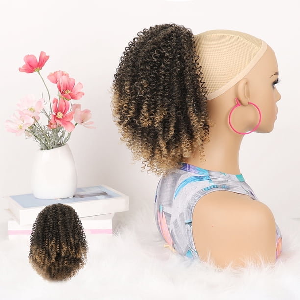 Xihbxyly Cabello de Crochet, Trenzas Artificiales con Lazo Suave, Bucles Desgastados, Estilo Natural Despeinado, Peinado Protector, Estilo Versátil, Ligero y Cómodo.