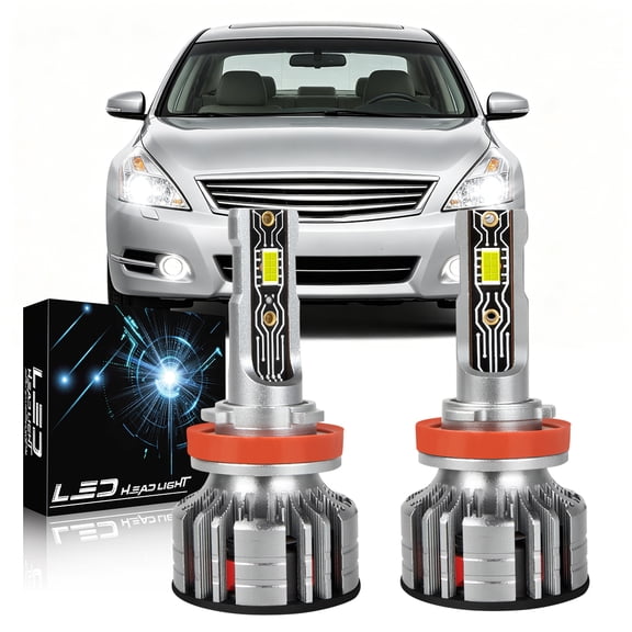 Combo LED Headlight Bulbs for Nissan Altima 2007-2018 High/Low Beam White 2pcs