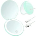 thumbnail image 7 of Compact Travel Mirror - 1x/10x Magnification, Handheld 2-Sided, Perfect for Purses & Handbags, 7 of 7