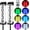 2 Pack, variant on Solar House Numbers for Outside,  Solar Address Signs for Yard with Stakes  Lighted House Number Sign, Solar  LED Address Plaque Solar House Numbers for House Mailbox Street