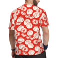 thumbnail image 2 of Rocae Tomatoes for Men's Mesh Quick-Dry Short Sleeve Workout T-Shirt,Mens Crew Neck Tee Lightweight Soft Classic T Shirts 3X-Large, 2 of 9