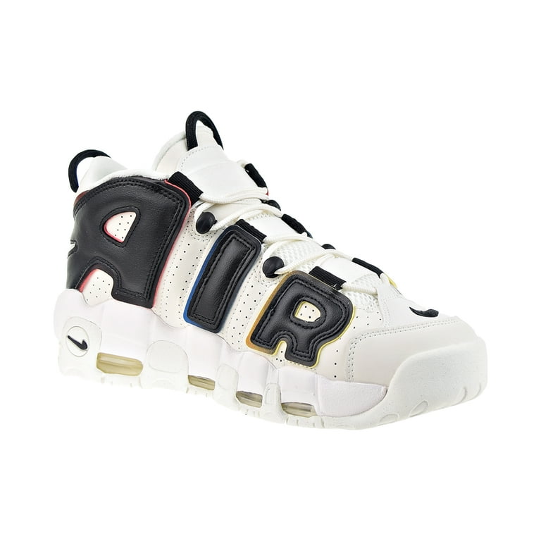 Nike Men's Air More Uptempo '96 Basketball Shoes, Sail/Black