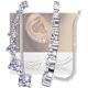 thumbnail image 1 of Pendientes de cartílago para mujer, 7 cristales, Clip de oreja, pendientes de tuerca de plata de ley S925 con CZ, Zirconia cúbica, Piercing hipoalergénico, regalo TUNC Sencillez, 1 of 5